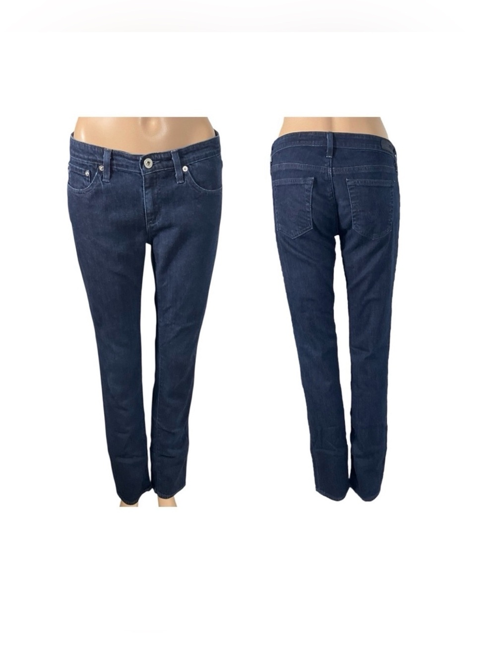 Ag The Stevie slim straight blue jeans 28 R